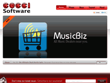 Tablet Screenshot of coccisoftware.com
